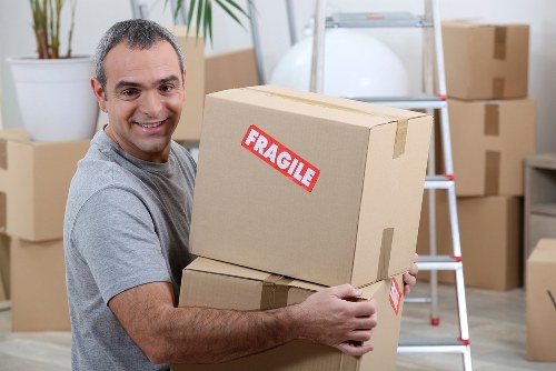 Checklist and packed household items ready for a Camden home removal