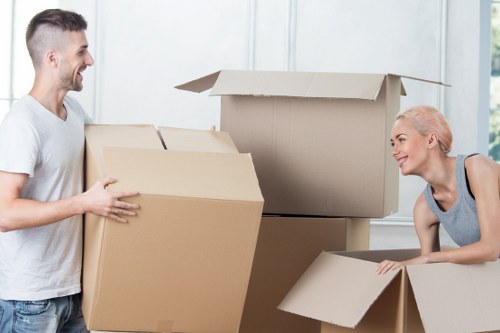 Careful wrapping of fragile belongings for a Camden move