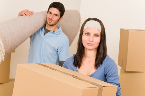 Packing and loading support for a man with a van booking