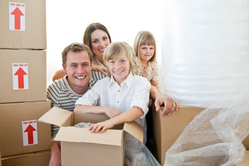 Camden moving van helping with furniture and box transport