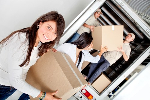 Commercial removals van for Camden office relocation